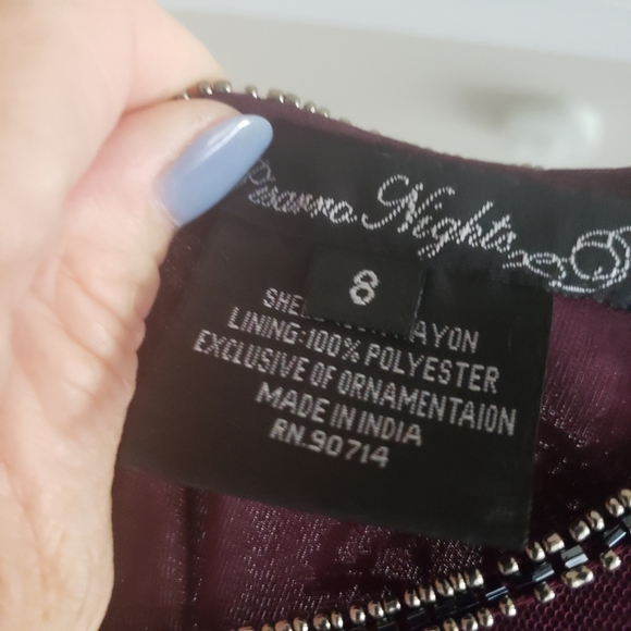 Pissaro Nights Sz 8 Mother of Bride Dress - Picture 3 of 9